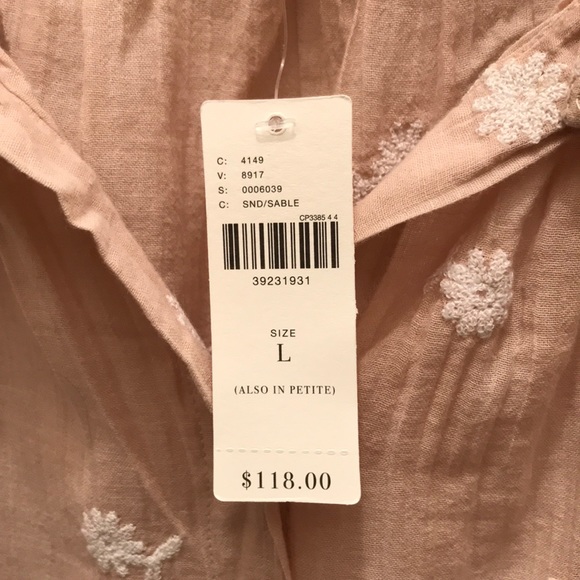 Anthropologie Linen Shirt Dress- size Large - Picture 2 of 5